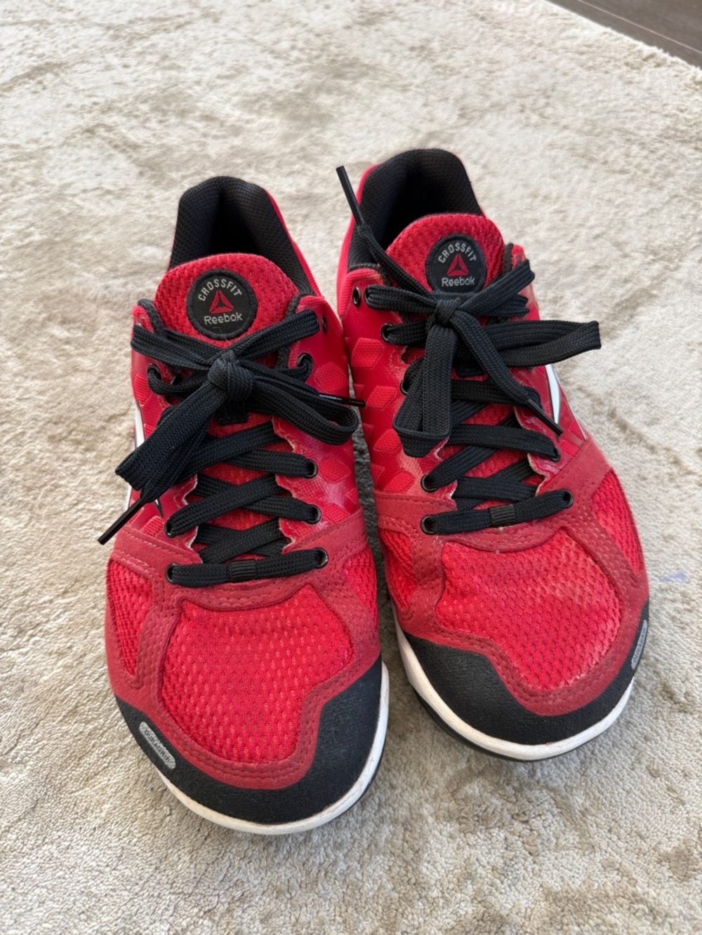 Reebok Red and Black CrossFit Training Shoes